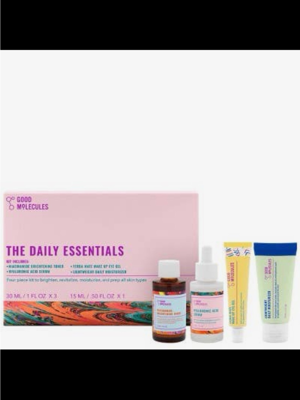Good Molecules 4 Step Essentials Skincare Set